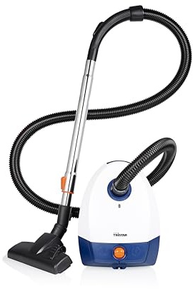 Tristar Beutelstaubsauger, 1,5 L, 800 W, automatischer Kabeleinzug, Teleskoprohr, Multibürste, 5 m Reichweite, SZ-2320