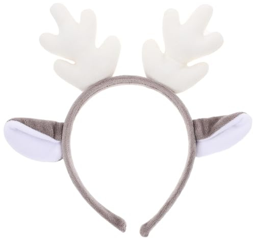 LOORGVEL Serre-tête Noël Cerf Cornes Douces Accessoires Déguisement Adulte Enfant Fête Hiver