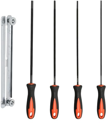 4 x Chainsaw File Horse File for Chainsaws Heavy Duty and Durable