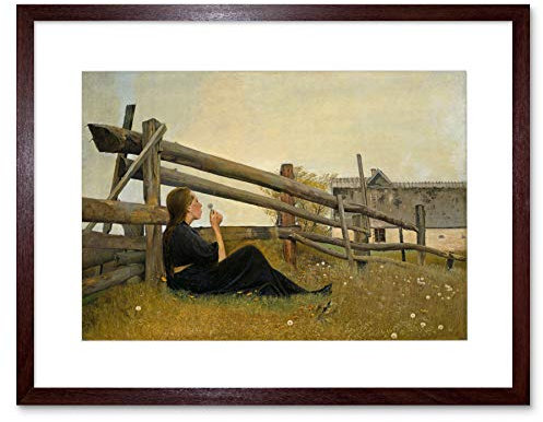 Wee Blue Coo PAINTING LAURITZ ANDERSEN RING IN THE MONTH OF JUNE FRAMED ART PRINT F12X10243