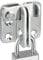 Sayayo Slide Bolt Door Lock Gate Latch Tiny Padlock Hasp, Stainless Steel Brushed Finish, EMS3001