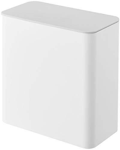 Yamazaki Home 4700 Plate Magnetic Detergent Pod Container Schrank-Aufbewahrungs- und Organisationssysteme, Stahl, Holz, Weiß