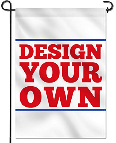 Anley doppelseitige benutzerdefinierte Garten Flagge 18 x 12,5 Zoll - drucken Sie Ihr eigenes Logo/Design/Wörter - angepasst Garten Fahnen Banner (nur Flagge)
