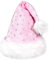 Alsino Weihnachtsmütze Santa Hat Erwachsene Nikolausmützen Weihnachtsmann Mützen kuschelweich mit Bommel, Rosa Glitzer