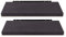 EUGAD Wandregal, Regal Wand 2er Set für Wohnzimmer/Büro, Hängeregal mit Bilderrahmen für Schlafzimmer Decor, 80cm Regalbrett Schmall, Schwarz Holzdeko
