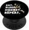Eat Sleep Hockey Repeat Cool USA Ice Sports Player Gift - PopSockets Ausziehbarer Sockel und Griff für Smartphones und Tablets