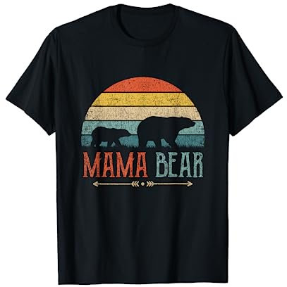 Mama Bär Muttertag Witziges Geschenk Mutter Mama Bear T-Shirt