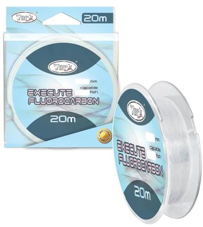 Angelschnur Vorfachschnur York Execute 100% FLUOROCARBON 20m 0,25-0,37mm (0,17mm/6,5kg)