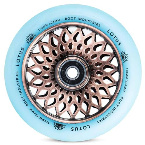 Root Unisex – Erwachsene Lotus Stunt Scooter-Räder, Copper/Isotope, 110mm