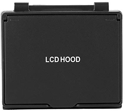 EVTSCAN Paraluce LCD per Fotocamera, Schermo Monitor LCD per Fotocamera in plastica Portatile, paraluce Pieghevole, Copertura di Protezione Solare per D850