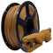 Flashforge 3D Drucker Filament Holz PLA 1.75mm,Glatte Seidenstruktur,Zähigkeit, 3D Druck Filamente 1kg-Dimensionale Genauigkeit+/-0.02mm,Umweltfreundlichkeit, kein Rauch und kein Geruch (Dunkelholz)