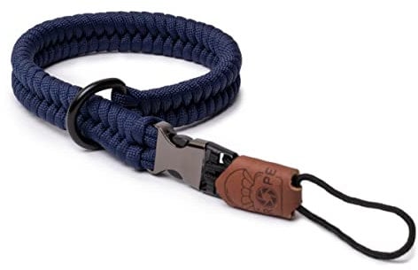 C-Rope Kamera Handschlaufe The Claw aus handgeflochtenem Paracord. Kameragurt mit Schnellverschluss-System, Navy Blau