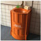 Mueble de Lavabo Moderno con Grifo y desagüe Mueble de baño Independiente Mueble de baño de Estilo Industrial 20.8 x 18.8 x 33.4in, Amarillo, con Espejo (Naranja sin Espejo)