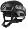 Newin Star Protective Airsoft Helme, hochwertige leichte schnelle strategische Helmfeld CS Spielhelm mit NVG Mount und Seitenschienen schwarz