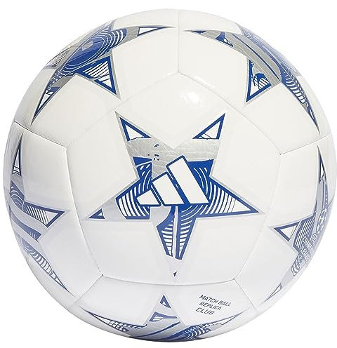 adidas Palla unisex (Machine-Stitched) UCL CLB, bianco/ferro met./shock viola/ciano, IA0945, 4