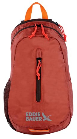 Eddie Bauer Unisex Stowaway Packable 10l 3.0 Made from Polyester with Lightly Padded Shoulder Strap Sling Bag, Kastanienbraun