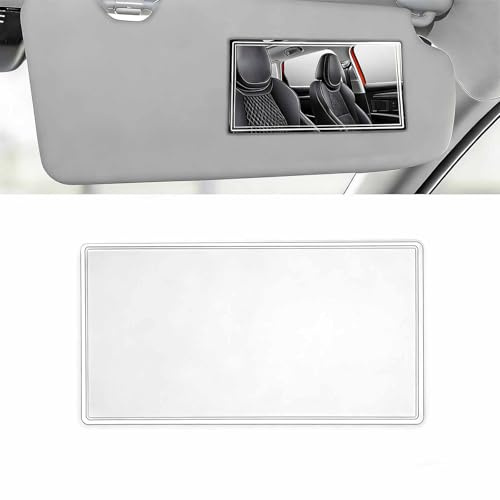 Vastsea Auto Makeup Spiegel, Kosmetikspiegel für Auto Visier Sitzlehne, Selbstklebender Auto-Schminkspiegel, Gelten für Auto-Sonnenblende, Autositzlehne, Badezimmer (150x80mm)