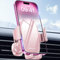 Miracase Support de téléphone de voiture de 2ème génération, support de téléphone pour grille d'aération de voiture, rotation à 360°, support universel pour téléphone portable automobile pour grille
