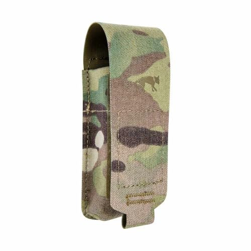 Tasmanian Tiger TT SGL Pistol Mag Pouch MKIII MC robuste Magazin-Tasche für Pistolen-Magazine HK, Glock, SIG, Beretta M9 mit Klett-Verschluss und Molle System, Multicam
