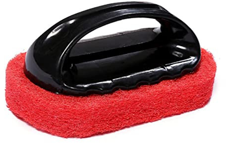 HEMOTON 4stücke Reinigungsschwamm Mit Griff Schwammschrubber Und Pfannenbürste Aus Hochwertigem Schwamm Und Pp-Material Für Küche Und Bad Zum Abwaschen Von Geschirr Töpfen Fliesen Und Wass