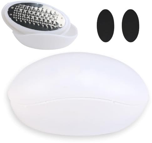 Egg-Shape Foot Grinder - Portable Egg Callus Remover for Velvety Feet, Durable Manual Pedicure Tool,for Dead Skin Removal,Highly Effective Callus Remover Wake up Velvety Feet,for Foot Spa, Home Salon