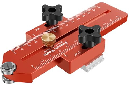 Foppla Thin Rip Table Saw Saw Jig in lega di alluminio sega da tavolo Jig Guide Tool regolabile per la lavorazione del legno Safe, sega da tavolo, accessorio per sega a nastro