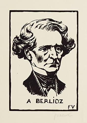 ZHAOSHAN Felix Edouard Vallotton Leinwandbilder, Poster, 58 x 90 cm, ohne Rahmen, A Berlioz