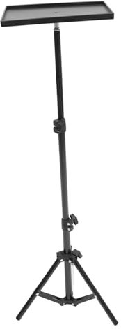 TOGEVAL Short Throw Projector Stand Foldable Table Laptop Tripod Metal Projector Mounts Ideal for Home Theater Business Stage Indoor/Outdoor Use