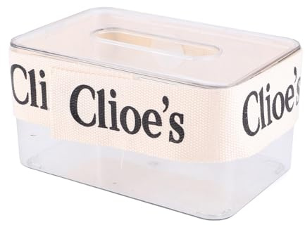 HAOHIZE Scatola Porta Fazzoletti, Dispenser Trasparente per Fogli per Asciugatrice con Coperchio Porta Fazzoletti Fai da Te Apertura Scatola per Tovaglioli Fai da Te Trasparente