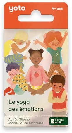 Yoto Le Yoga des émotions, Livre Audio pour Enfants en français, à écouter sur conteuse veilleuse et Boîte à Histoires Yoto Player et Mini, méditation, Bien-être, Yoga pour Enfants 4 à 7 Ans