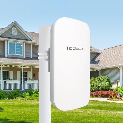 2025 Outdoor WiFi Extender, WiFi Amplifier | AI Watchdog | Repeater & AP Mode, IP65 Weatherproof, Dual Band WiFi Repeater Up to 1200Mbps