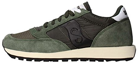 Saucony Jazz Original Vintage Herren Sportschuhe, Dark Green Black, 44 EU