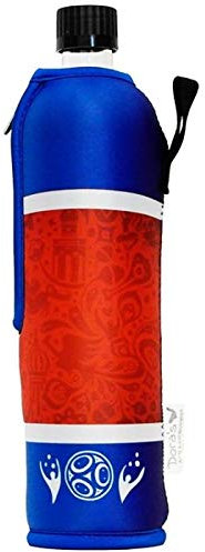 Biodora Dora´s Glasflasche mit Neoprenbezug 500 ml (Fußball)
