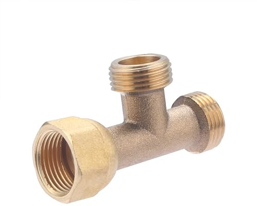 Té Laiton Mâle Mâle Femelle Ecrou Tournant à Visser 12x17 (3/8) NOYON & THIEBAULT