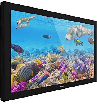 KUVASION 43 inches 4K UHD Smart Outdoor TV, 2000 Nits, Sun Readable, Weatherproof, WiFi, Netflix, YouTube, 2xHDMI, 3xUSB, Android