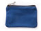 Hibate Canvas Schlüsseletui Schlüsseltasche Schlüsselmäppchen Klein für Herren Damen (Blau)