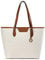 L.CREDI Handtasche Filiberta mit Label-Applikationen