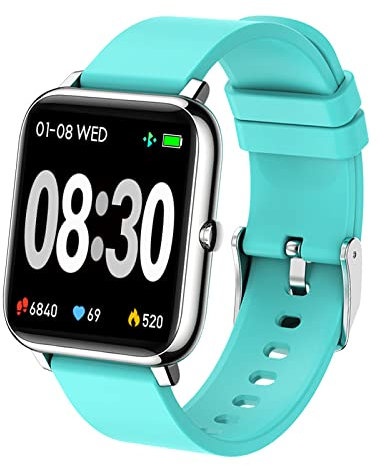 MicLee Smartwatch Fitness Tracker mit Blutdruckmessung Fitness Armbanduhr mit Pulsuhr Schlafmonitor IP67 Wasserdicht Sportuhr Schrittzähler für Android und iOS Smart Watch für Damen Herren