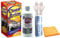 Oven Brite Antibacterial Oven Cleaner Kit - 500 ml Bottle – Rack, Bags and Gloves Included - with Ultra Absorbent Microfibre Cleaning Cloth