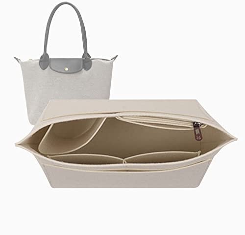 Lckaey Taschenorganizer für Longchamp - Le Pliage - 1028 Beige