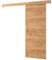 KRYSPOL Schiebetür SALWADOR 1 90cm, Türen, Schlafzimmer, Wohnzimmer, Korridor, Modern Design (Craft Gold Eiche/Gitter: Craft Gold Eiche/Griff: Silber)