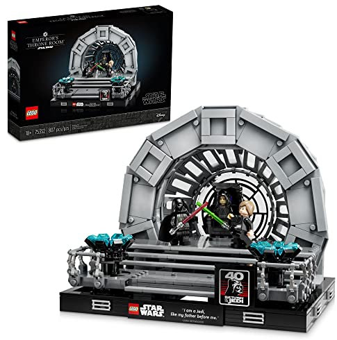 LEGO Star Wars Kaiser-Thronsaal Diorama 75352 Bauset für Erwachsene, klassisches Star Wars Sammlerstück zum Ausstellen mit Darth Vader Minifigur, lustiges Geburtstagsgeschenk für Männer und Frauen
