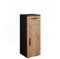 Vicco Midischrank Irma, Badmöbel, Anthrazit/Eiche, 30 x 81 cm