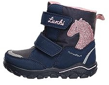 Lurchi Baby-Mädchen Kalea-Sympatex Lauflernschuh, DK Blue PINK, 24 EU Weit
