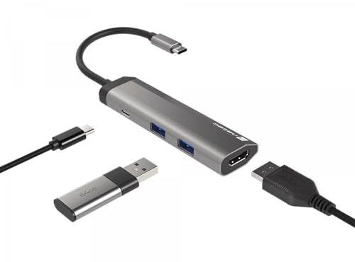 NATEC Fowler Slim Wired USB 3.2 Gen 1 (3.1 Gen 1) Type-C Black Chrome