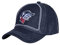 Queen Kerosin Damen Trucker Cap Retro-Flair Front-Stickerei Comic Casual Denim Retro Rockabilly Howdy Cat Vintage Rebel at Heart Texas Pride