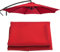 KDHKDFN Toile De Rechange Pour Parasol Déporté, Toile De Parasol Ronde 3m 8 Baleines Toile De Remplacement(Color:rouge)