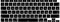 MiNGFi Silikon Deutsche QWERTZ Tastaturschutz für MacBook Air 13 A2179 (2020), A2337 (M1, 2020–2022) US/ANSI Tastaturlayout - Schwarz