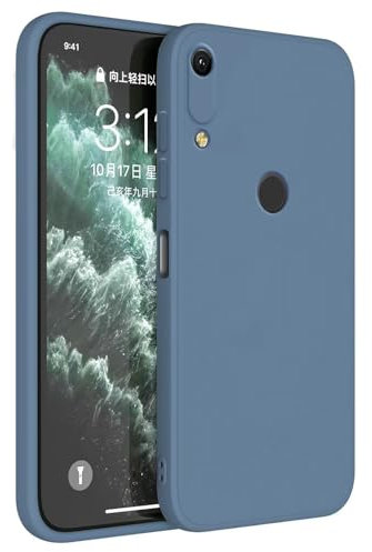 Topme Coque pour Huawei Y6 2019 / Y6 Pro 2019 / Honor 8A / Y6S 2019 (6.09 inches) Etui Housse, Protecteur de Peau en Silicone TPU - Gris Lavande