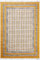 Kelim Läufer, Baumwoll-Läufer, 6,6 x 10,2 cm, Gelb und Beige, Flachgewebe-Läufer, 0,5 cm, leicht waschbar, Handwäsche, Baumwollteppich, für drinnen und draußen, Läufer für Küche, Nachttisch,